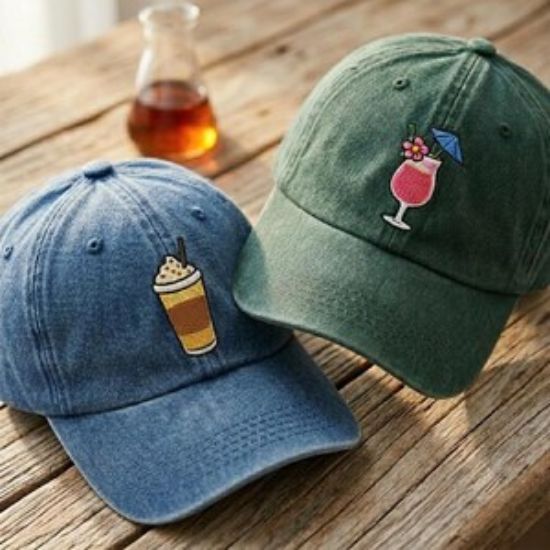 Embroidered Drink Hat, Beer Cocktail Baseball Cap, Funny Vintage Dad Hat, Unisex Casual Cap, Bar Party Hat, Gift Idea for Friends Him Her